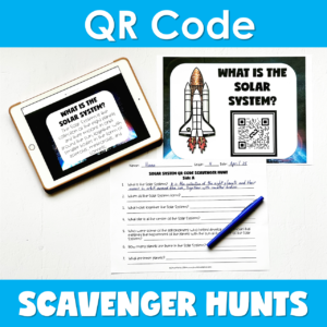 QR Code Scavenger Hunt by Jewel's School Gems Club